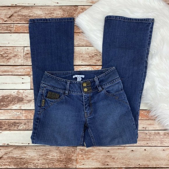 CAbi Contemporary Fit Flare Wide Leg Jeans Size 2 - Picture 2 of 5